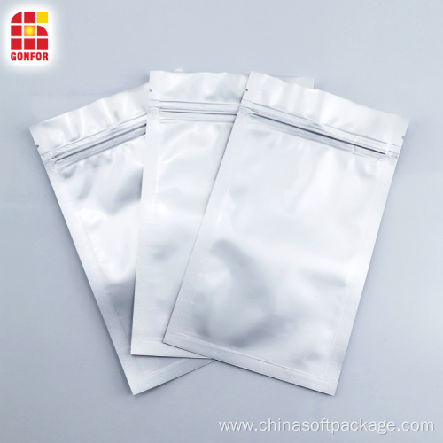 Aluminum zipper bag for food packaging